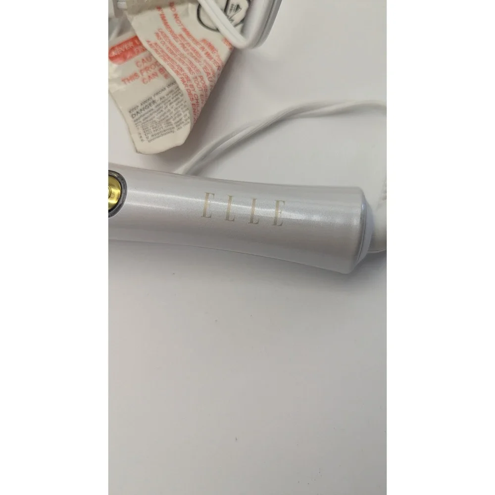 Elle Ceramic‎ Spiral Curling Iron EL8410-WHT White Gold 19mm-32mm Hair Stylist